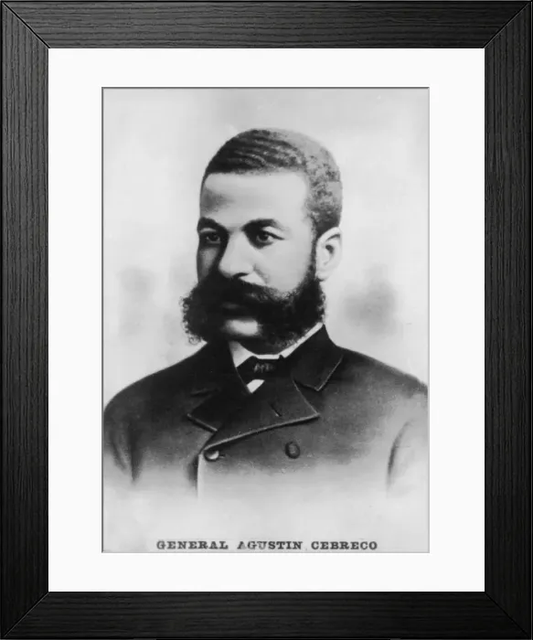 Framed Print : General Agustin Cebreco, c1910 Framed Print : General Agustin Cebreco, c1910