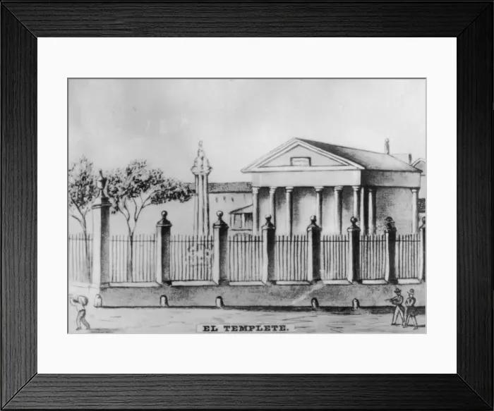 Framed Print : El Templete, Plaza de Armes, Havana, Cuba, c1910 Framed Print : El Templete, Plaza de Armes, Havana, Cuba, c1910