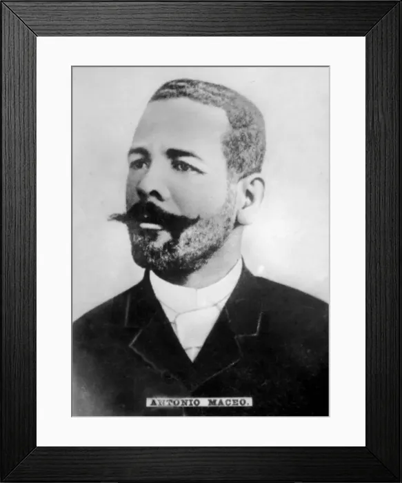 Framed Print : Lt. General Jose Antonio Maceo Grajales (1845-1896), Cuban Army of Independence, c1910 Framed Print : Lt. General Jose Antonio Maceo Grajales (1845-1896), Cuban Army of Independence, c1910