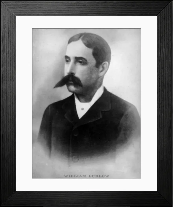 Framed Print : William Ludlow (1843-1901), General in the United States Army, c1910 Framed Print : William Ludlow (1843-1901), General in the United States Army, c1910