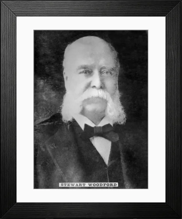 Framed Print : Stewart Lyndon Woodford (1835-1913), US Ambassador to Spain during Spanish-American War, c1910 Framed Print : Stewart Lyndon Woodford (1835-1913), US Ambassador to Spain during Spanish-American War, c1910