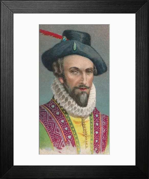 Framed Print : Sir Walter Raleigh, English writer, poet, courtier, adventurer and explorer, 1924 Framed Print : Sir Walter Raleigh, English writer, poet, courtier, adventurer and explorer, 1924