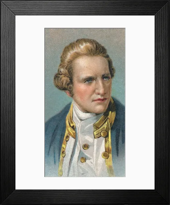 Framed Print : James Cook, English explorer, navigator and hydrographer, (1775-1776), 1924 Framed Print : James Cook, English explorer, navigator and hydrographer, (1775-1776), 1924