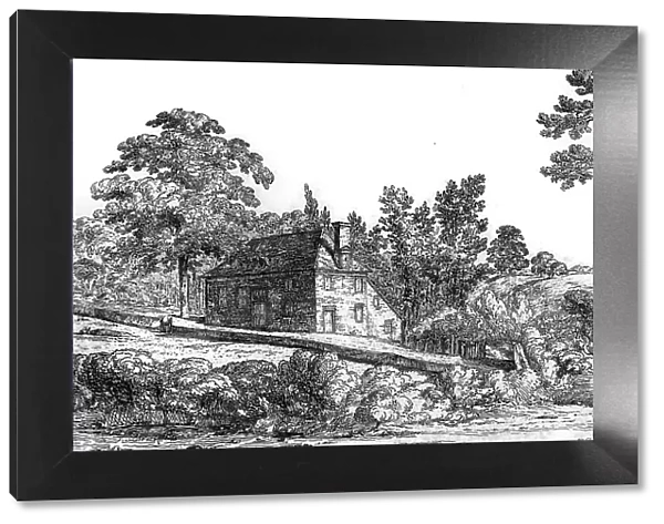 View of Jordaens, the meeting house of the Society of Friends, Buckinghamshire, 1840. Artist: Robert Blemmell Schnebbelie