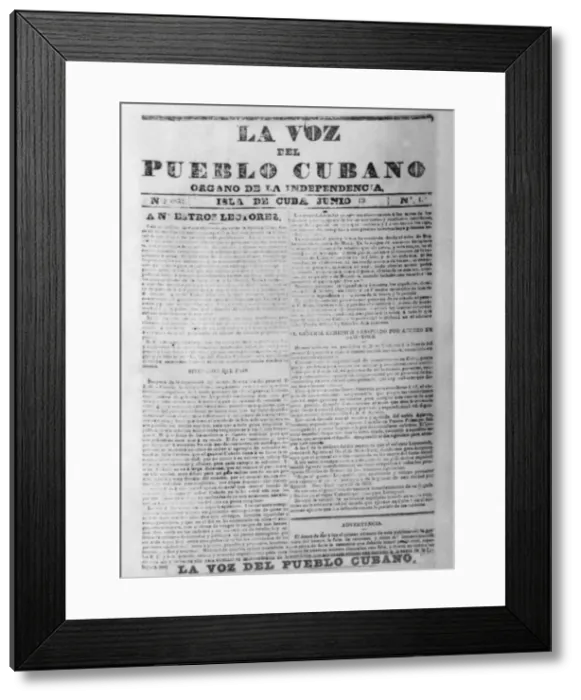 Framed Print : The voice of the people newspaper, (1852), 1920s Framed Print : The voice of the people newspaper, (1852), 1920s