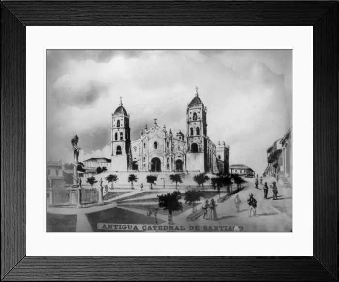 Framed Print : Old Cathedral of Santiago de Cuba, (1523), 1920s Framed Print : Old Cathedral of Santiago de Cuba, (1523), 1920s