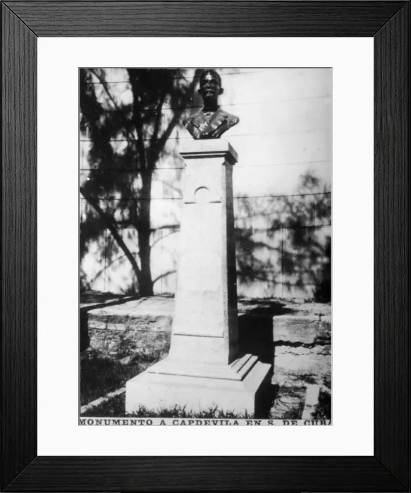 Framed Print : Monument to Capdevila, (1871), 1920s Framed Print : Monument to Capdevila, (1871), 1920s