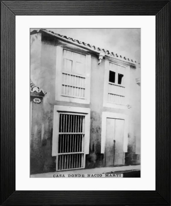Framed Print : Birthpace of Jose Julian Marti Perez, (1853-1895), 1920s Framed Print : Birthpace of Jose Julian Marti Perez, (1853-1895), 1920s