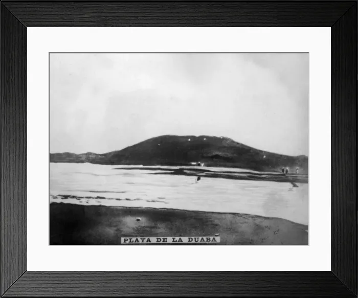 Framed Print : Duaba beach, (1890s), 1920s Framed Print : Duaba beach, (1890s), 1920s