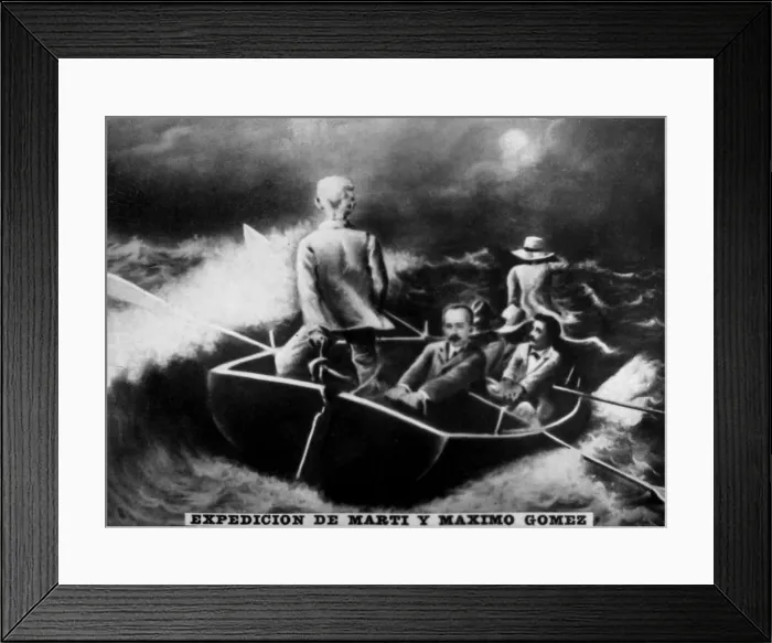 Framed Print : Expedition of Marti and Maximo Gomez, (1895), 1920s Framed Print : Expedition of Marti and Maximo Gomez, (1895), 1920s