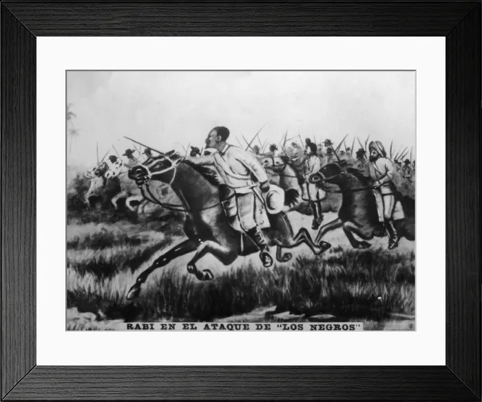 Framed Print : Rabi In the Attack to the Black People of Cuba, (1895), 1920s Framed Print : Rabi In the Attack to the Black People of Cuba, (1895), 1920s