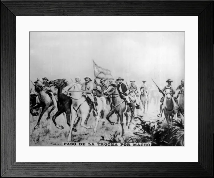 Framed Print : Maceo via Trocha, (1895), 1920s Framed Print : Maceo via Trocha, (1895), 1920s