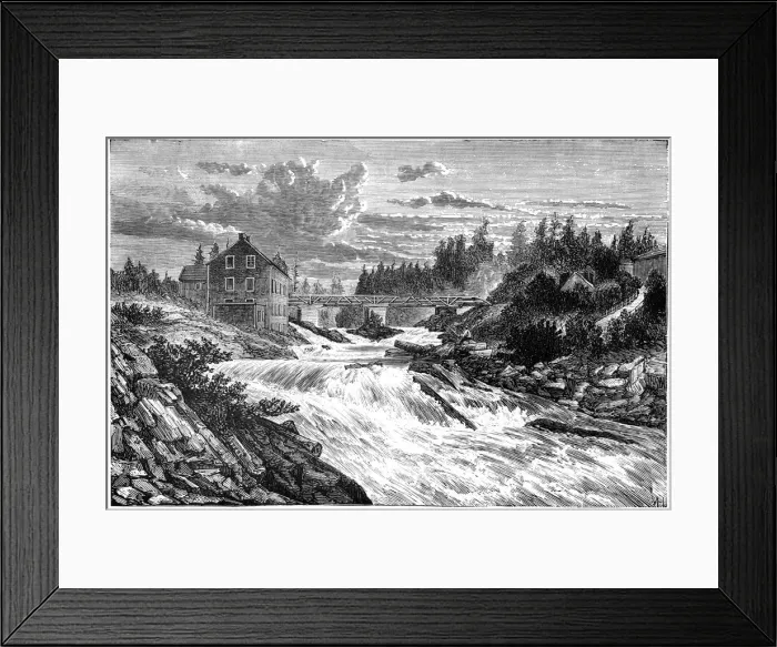 Framed Print : Bracebridge, Muskoka, Ontario, Canada, 19th century Framed Print : Bracebridge, Muskoka, Ontario, Canada, 19th century