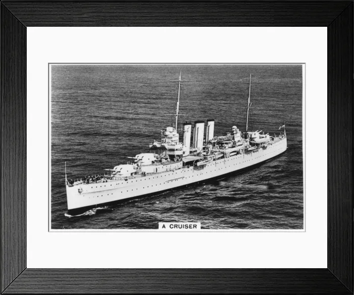 Framed Print : Heavy cruiser HMS Devonshire, 1937 Framed Print : Heavy cruiser HMS Devonshire, 1937