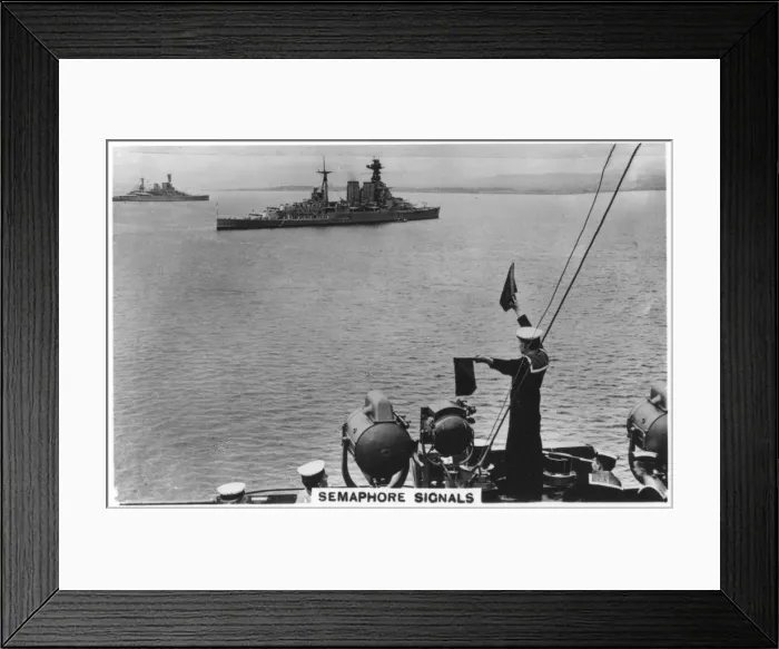 Framed Print : Semaphore signals, 1937 Framed Print : Semaphore signals, 1937