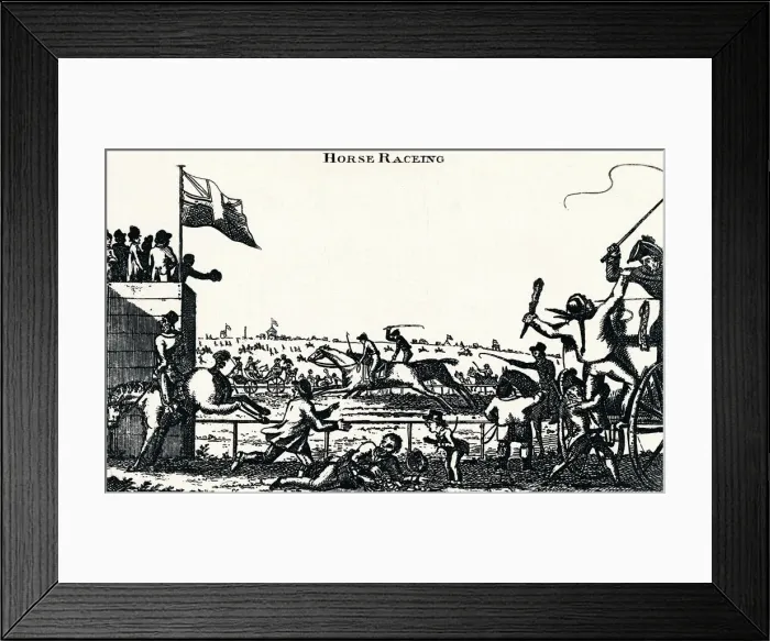 Framed Print : Horse Racing, (c1804), 1903 Framed Print : Horse Racing, (c1804), 1903