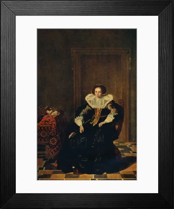 Framed Print : Portrait of a Lady, 1632, (1909) Artist: Thomas de Keyser Framed Print : Portrait of a Lady, 1632, (1909) Artist: Thomas de Keyser