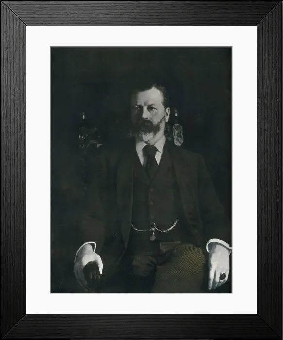 Framed Print : Mr. Arthur Sanderson At Home, 1901 Framed Print : Mr. Arthur Sanderson At Home, 1901