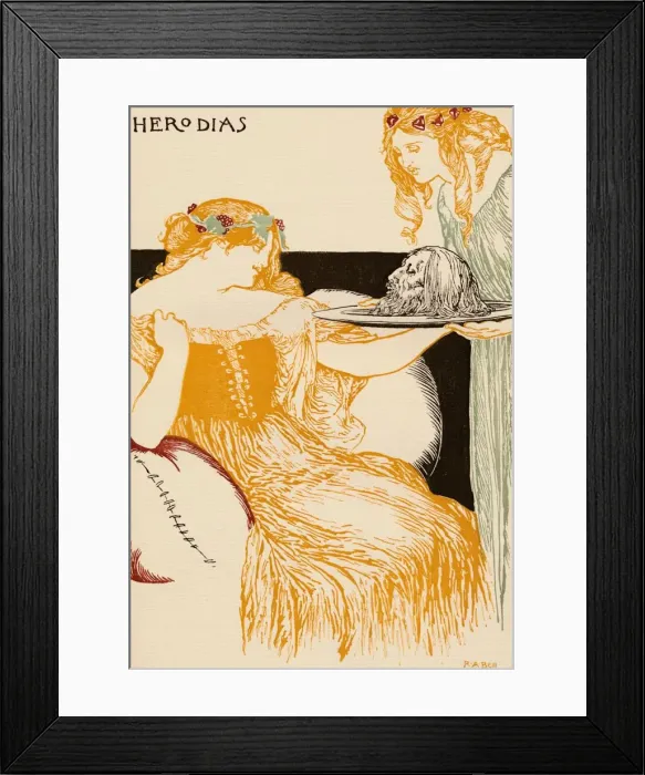Framed Print : Herodias, 1896, (1898). Artist: Robert Anning Bell Framed Print : Herodias, 1896, (1898). Artist: Robert Anning Bell