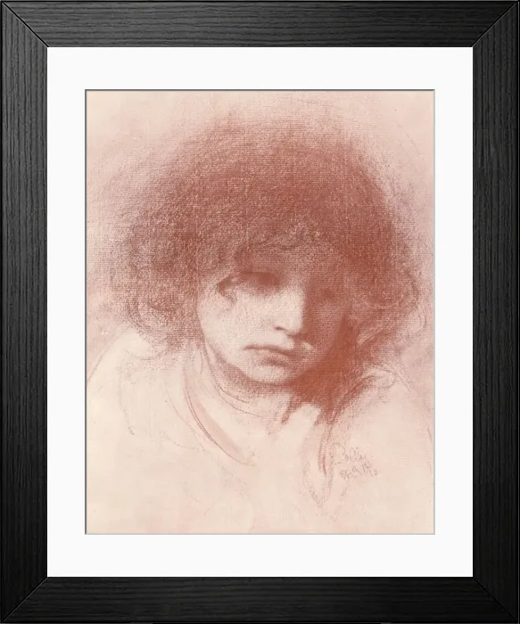 Framed Print : Polly, 1893. (1898). Artist: Ernest Borough Johnson Framed Print : Polly, 1893. (1898). Artist: Ernest Borough Johnson