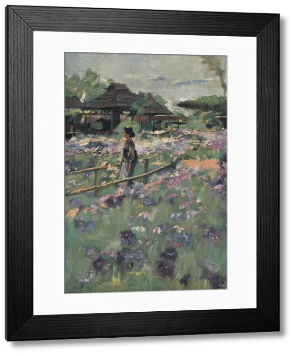 Framed Print : A painting on a Japanese theme, 1898. Artist: Percy Sturdee Framed Print : A painting on a Japanese theme, 1898. Artist: Percy Sturdee