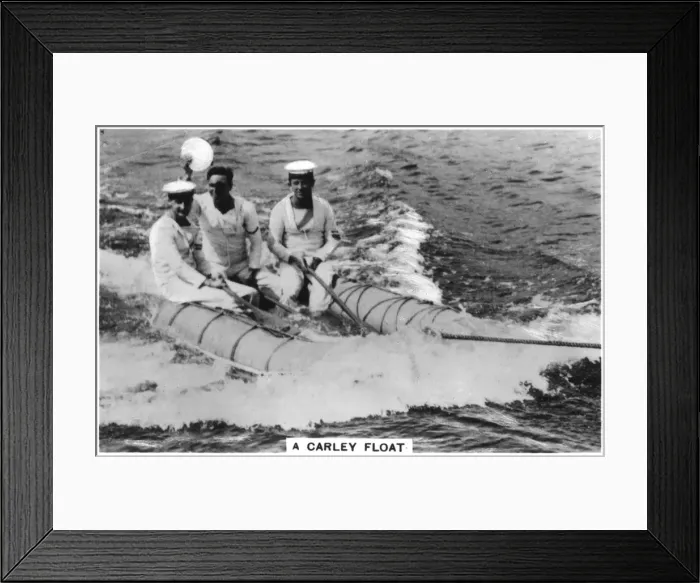Framed Print : A Carley float, 1937 Framed Print : A Carley float, 1937
