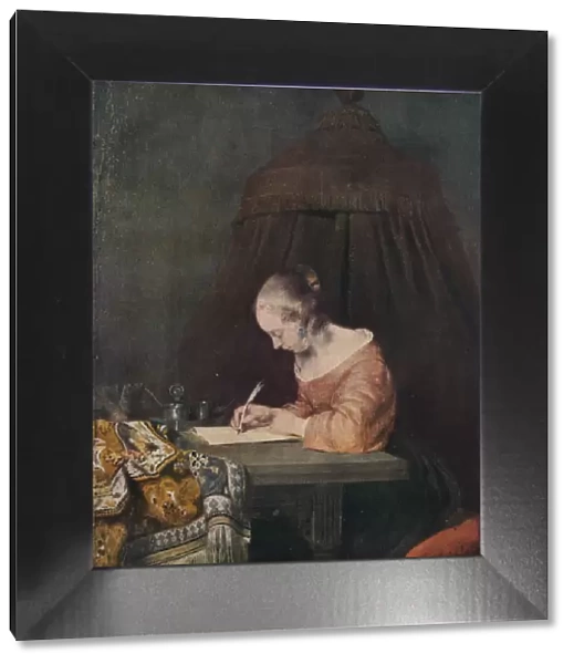 Woman Writing a Letter, c1655, (1938). Artist: Gerard Terborch II
