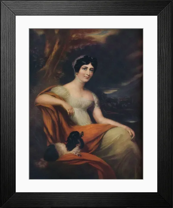 Framed Print : Mrs Cunliffe Offley, (1913). Artist: L Busiere Framed Print : Mrs Cunliffe Offley, (1913). Artist: L Busiere
