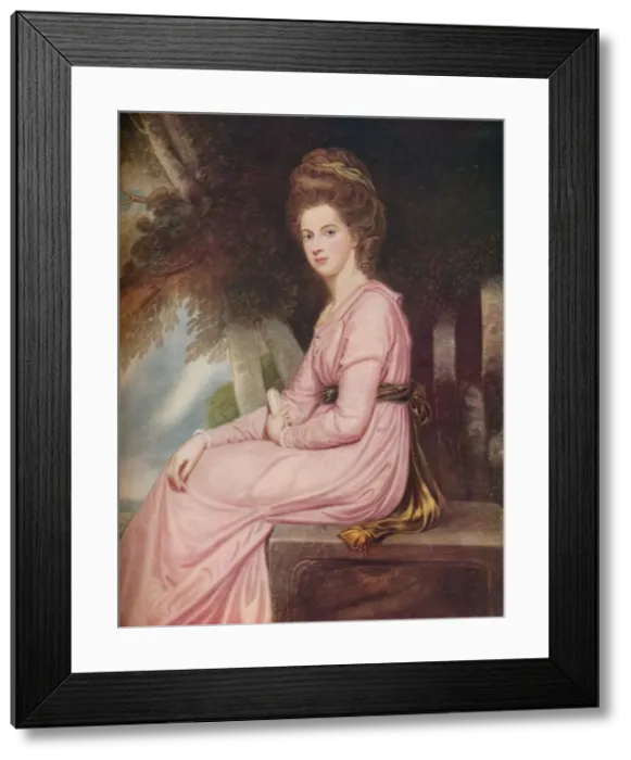 Framed Print : Caroline Countess Carisle, 18th century, (1913). Artist: Jules Simon Payrau Framed Print : Caroline Countess Carisle, 18th century, (1913). Artist: Jules Simon Payrau