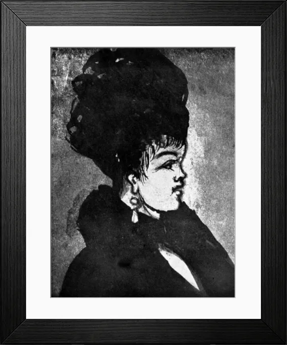 Framed Print : Young Woman, (1930). Artist: Constantin Guys Framed Print : Young Woman, (1930). Artist: Constantin Guys
