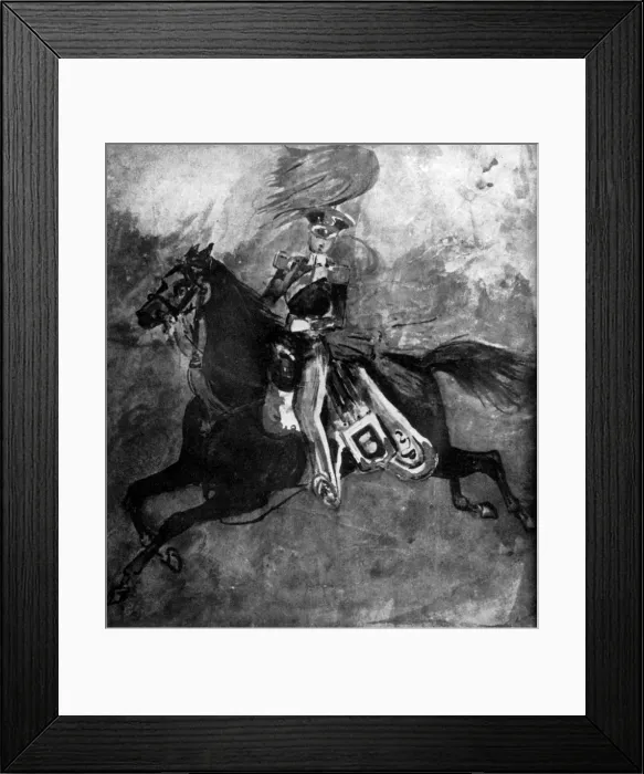 Framed Print : An English Officer, 19th century, (1930). Artist: Constantin Guys Framed Print : An English Officer, 19th century, (1930). Artist: Constantin Guys