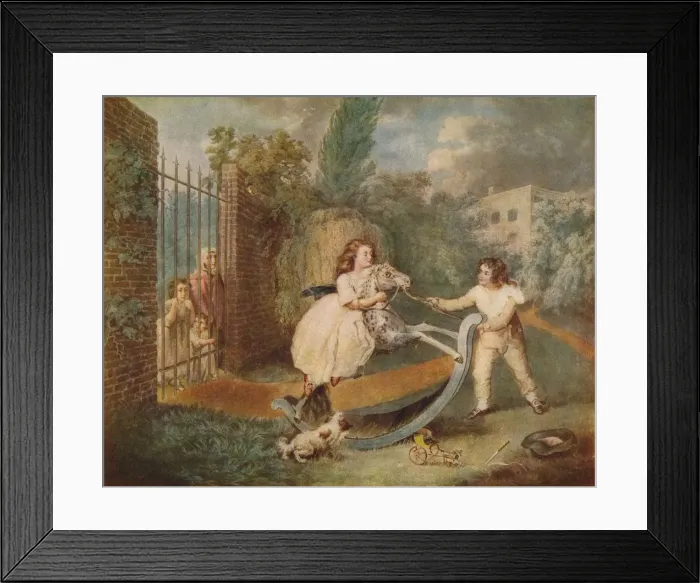 Framed Print : The Rocking House, c1793. Artist: James Ward Framed Print : The Rocking House, c1793. Artist: James Ward