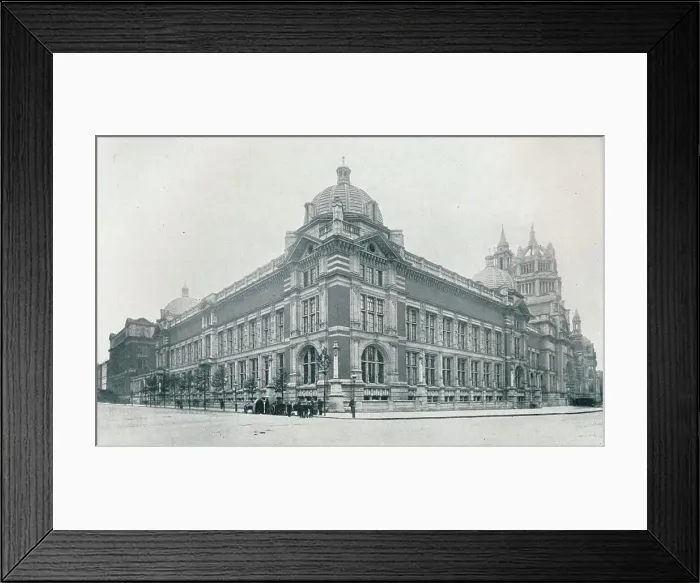 Framed Print : The new Victoria and Albert Museum opened on June 26th, 1909, c1909 Framed Print : The new Victoria and Albert Museum opened on June 26th, 1909, c1909