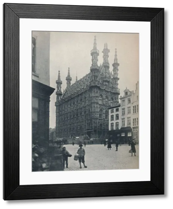 Framed Print : The Town Hall, Leuven, Belgium, c1900 (1914-1915). Artist: John Benjamin Stone Framed Print : The Town Hall, Leuven, Belgium, c1900 (1914-1915). Artist: John Benjamin Stone