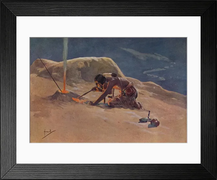 Framed Print : The Forge, c20th century (1914-1915). Artist: John Hassall Framed Print : The Forge, c20th century (1914-1915). Artist: John Hassall