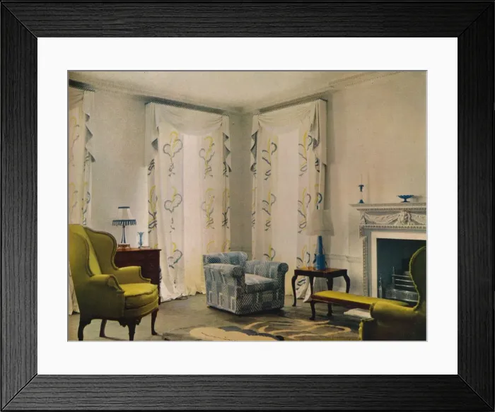 Framed Print : Morning room in the house of Mr Vestey at 9 Templewood Avenue, Hampstead, London, 1932 Framed Print : Morning room in the house of Mr Vestey at 9 Templewood Avenue, Hampstead, London, 1932