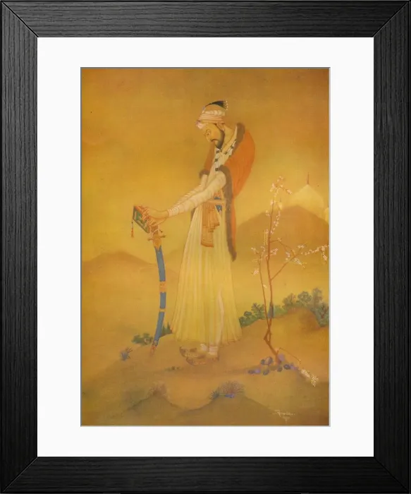 Framed Print : The Mogul Emperor Alamgir, 20th century (1932). Artist: Sarada Charan Ukil Framed Print : The Mogul Emperor Alamgir, 20th century (1932). Artist: Sarada Charan Ukil