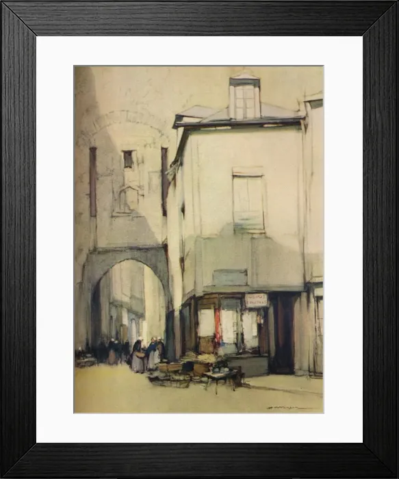 Framed Print : Porte St Pater, Vannes, c20th century (1935). Artist: Harry Tittensor Framed Print : Porte St Pater, Vannes, c20th century (1935). Artist: Harry Tittensor