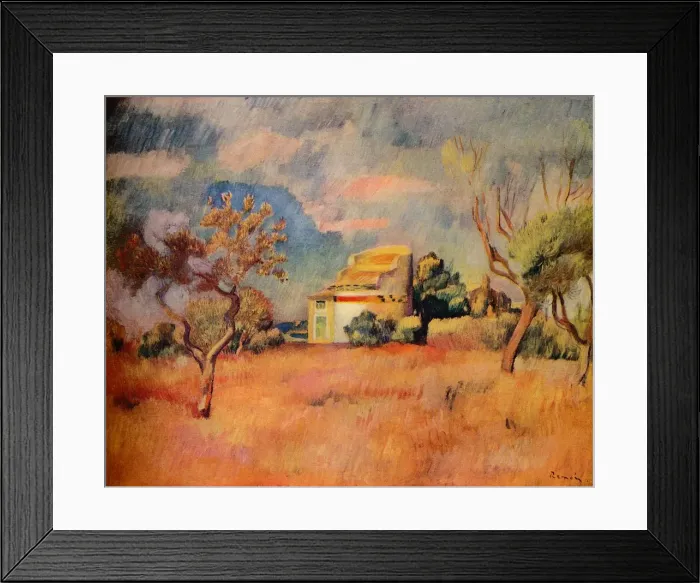 Framed Print : Mistral, c19th century (1935). Artist: Pierre-Auguste Renoir Framed Print : Mistral, c19th century (1935). Artist: Pierre-Auguste Renoir