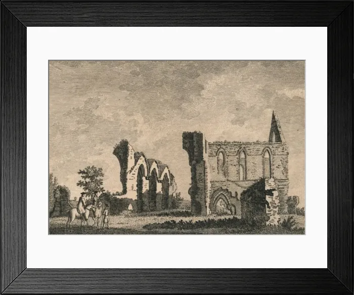 Framed Print : Newark Priory, Surrey, England, 1716 Framed Print : Newark Priory, Surrey, England, 1716