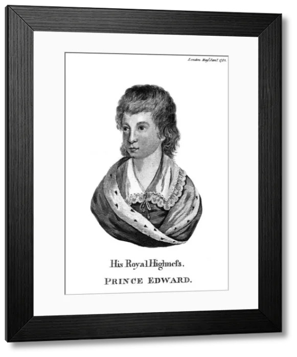 Framed Print : His Royal Highness, Prince Edward, 1782 Framed Print : His Royal Highness, Prince Edward, 1782
