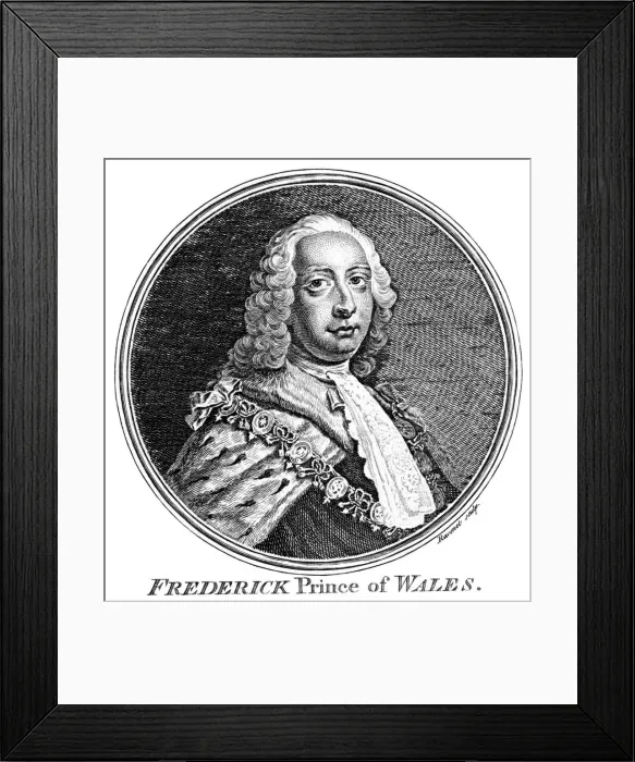 Framed Print : Frederick, Prince of Wales, c19th century