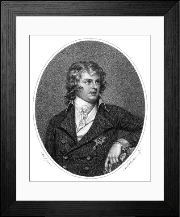 Framed Print : Prince Augustus Frederick, 1801. Artist: Anthony Cardon Framed Print : Prince Augustus Frederick, 1801. Artist: Anthony Cardon