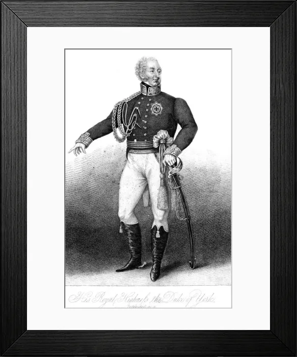 Framed Print : His Royal Highness the Duke of York, c19th century. Artist: Anthony Cardon Framed Print : His Royal Highness the Duke of York, c19th century. Artist: Anthony Cardon