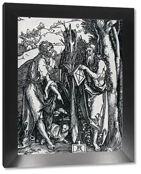 St John the Baptist and St Onuphrius, 1504 (1906). Artist: Albrecht Durer