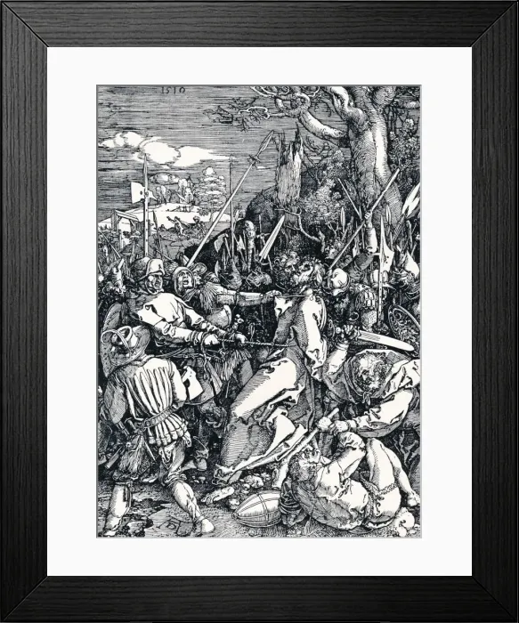 Framed Print : Christ Taken Captive, 1510 (1906). Artist: Albrecht Durer Framed Print : Christ Taken Captive, 1510 (1906). Artist: Albrecht Durer