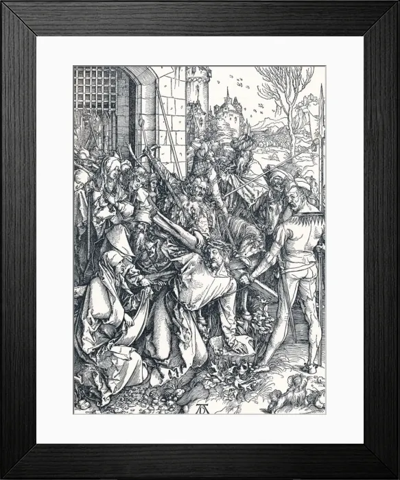 Framed Print : Christ Bearing the Cross, 1498 (1906). Artist: Albrecht Durer Framed Print : Christ Bearing the Cross, 1498 (1906). Artist: Albrecht Durer
