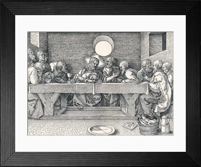 Framed Print : The Last Supper, 1523 (1906). Artist: Albrecht Durer Framed Print : The Last Supper, 1523 (1906). Artist: Albrecht Durer