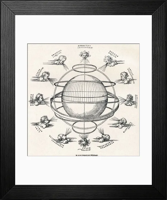 Framed Print : The Armillary Sphere, 1525 (1906). Artist: Albrecht Durer Framed Print : The Armillary Sphere, 1525 (1906). Artist: Albrecht Durer