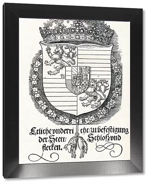 The Coat of Arms of Ferdinand I, King of Hungary and Bohemia, 1527 (1906). Artist: Albrecht Durer